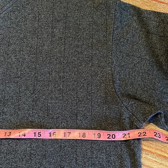 Haggar Mens Mock V-Neck Ribbed Sweater - Picture 8 of 9